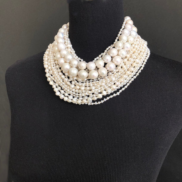 Double Strand Baroque Freshwater Pearls