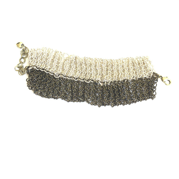 Dual Color Knitted Bracelet