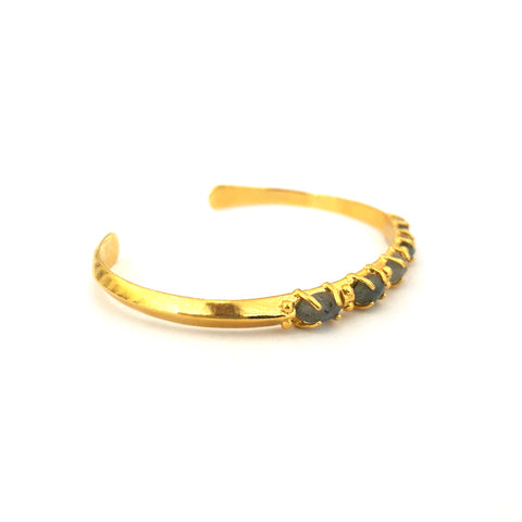 Gold Labradorite Bracelet