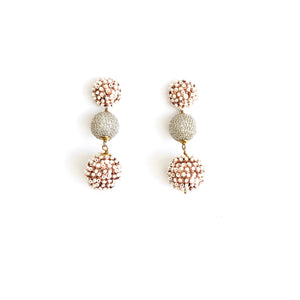 Seed Pearl Drop Earrings